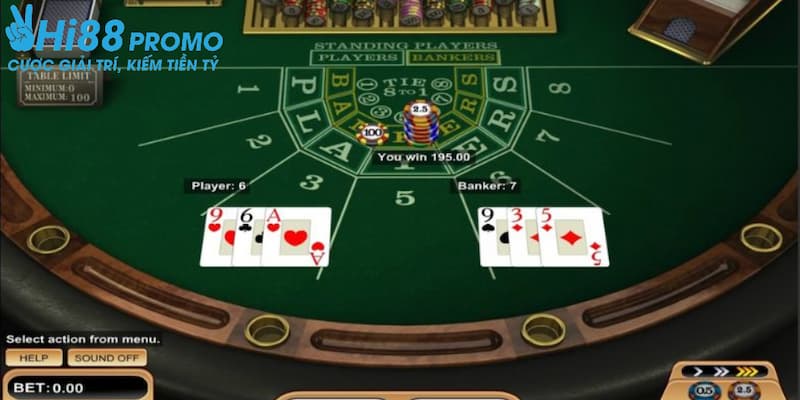 Quy trình chơi Baccarat trực tuyến tại Hi88 cho người mới